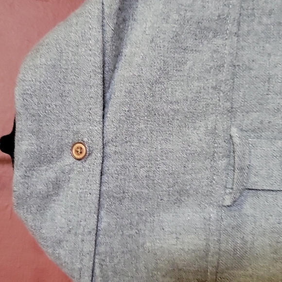 BEN SHERMAN MEN' LONG SLEEVE SHIRT GRAY SIZE M - Picture 12 of 15